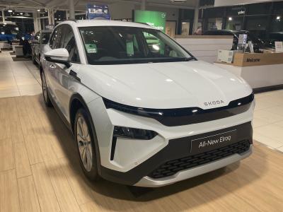 Skoda Elroq 63kWh 60 SE L Auto 5dr SUV Electric Moon WhiteSkoda Elroq 63kWh 60 SE L Auto 5dr SUV Electric Moon White at Derek Slack Motors Middlesbrough