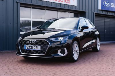 Audi A3 1.4 Sport 40 Tfsi E S-A Hybrid Electric Brilliant BlackAudi A3 1.4 Sport 40 Tfsi E S-A Hybrid Electric Brilliant Black at Derek Slack Motors Middlesbrough