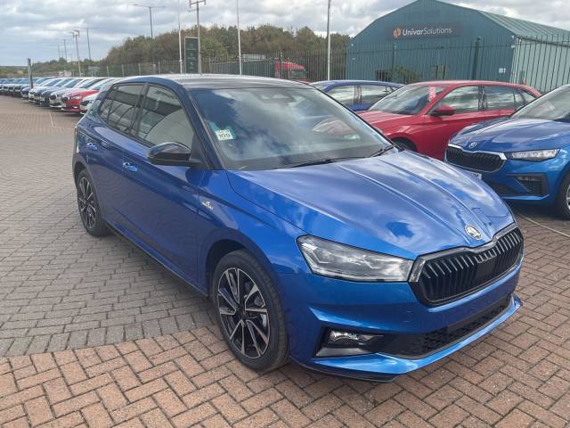 Skoda Fabia 1.0 TSI Monte Carlo Edition DSG Euro 6 (s/s) 5dr Hatchback Petrol Race BlueSkoda Fabia 1.0 TSI Monte Carlo Edition DSG Euro 6 (s/s) 5dr Hatchback Petrol Race Blue at Derek Slack Motors Middlesbrough