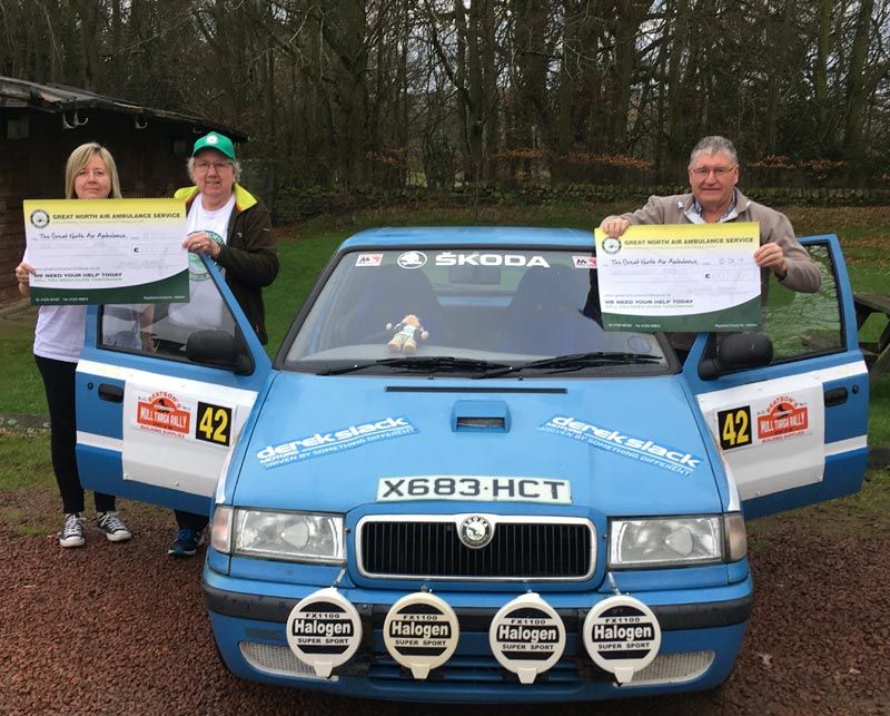 Historic Rally Driver Raises Money for the Great North Air Ambulance
