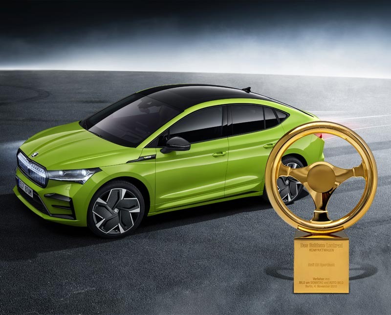 ENYAQ COUPÉ RS iV wins Golden Steering Wheel 2022