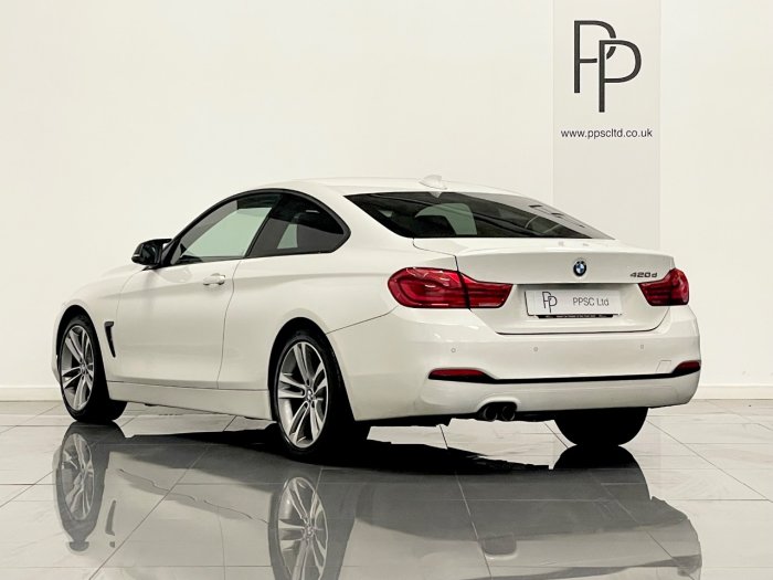 BMW 4 Series 2.0 420d [190] Sport 2dr [Business Media] Coupe Diesel WHITE