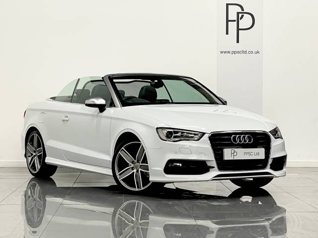 Audi A3 2.0 TDI S Line 2dr Convertible Diesel WHITEAudi A3 2.0 TDI S Line 2dr Convertible Diesel WHITE at Derek Slack Motors Middlesbrough