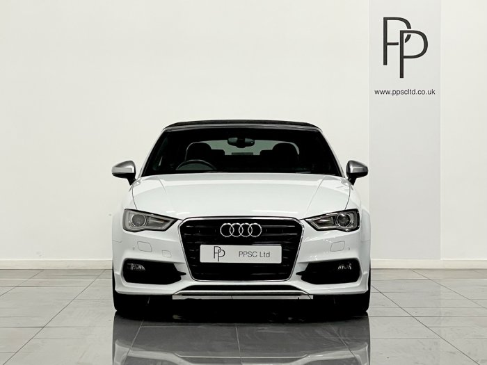 Audi A3 2.0 TDI S Line 2dr Convertible Diesel WHITE