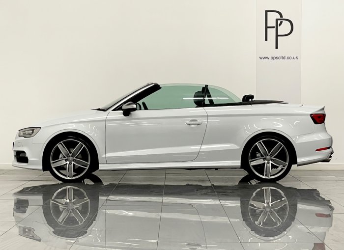 Audi A3 2.0 TDI S Line 2dr Convertible Diesel WHITE