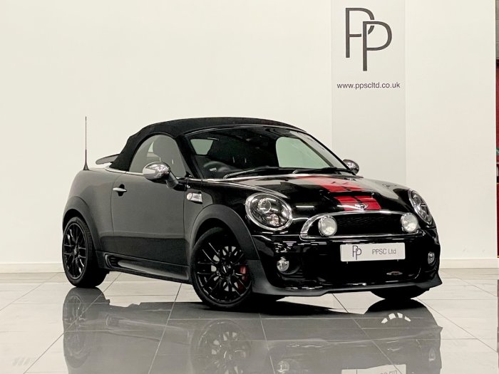 Mini Roadster 1.6 John Cooper Works 2dr Convertible Petrol BLACK