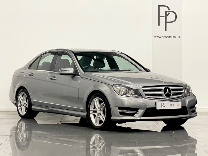 Mercedes-Benz C Class 2.1 C200 CDI BlueEFFICIENCY AMG Sport 4dr Auto Saloon Diesel SILVER