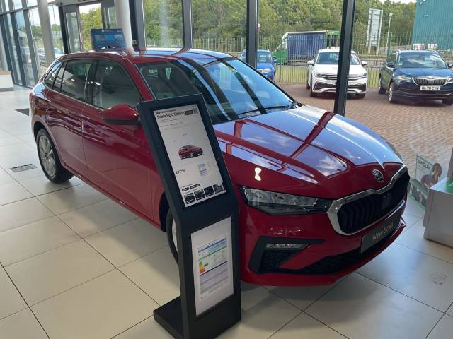 Skoda Scala 1.0 TSI SE L Edition Euro 6 (s/s) 5dr Hatchback Petrol Velvet RedSkoda Scala 1.0 TSI SE L Edition Euro 6 (s/s) 5dr Hatchback Petrol Velvet Red at Derek Slack Motors Middlesbrough