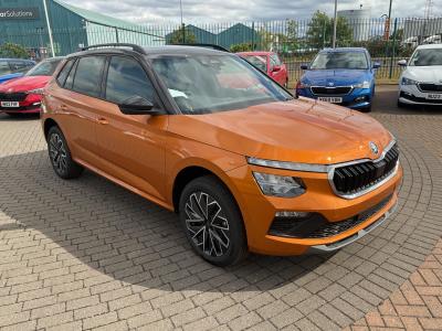 Skoda Kamiq 1.0 TSI Design Edition Euro 6 (s/s) 5dr SUV Petrol Phoenix OrangeSkoda Kamiq 1.0 TSI Design Edition Euro 6 (s/s) 5dr SUV Petrol Phoenix Orange at Derek Slack Motors Middlesbrough