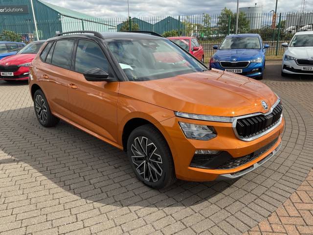 Skoda Kamiq 1.0 TSI Design Edition Euro 6 (s/s) 5dr SUV Petrol Phoenix OrangeSkoda Kamiq 1.0 TSI Design Edition Euro 6 (s/s) 5dr SUV Petrol Phoenix Orange at Derek Slack Motors Middlesbrough