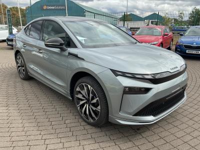 Skoda Enyaq 82kWh 85 SportLine Coupe Auto 5dr SUV Electric Smokey SilverSkoda Enyaq 82kWh 85 SportLine Coupe Auto 5dr SUV Electric Smokey Silver at Derek Slack Motors Middlesbrough