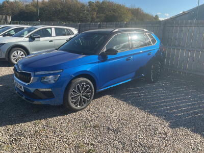 Skoda Kamiq 1.0 TSI Design Edition DSG Euro 6 (s/s) 5dr SUV Petrol Race BlueSkoda Kamiq 1.0 TSI Design Edition DSG Euro 6 (s/s) 5dr SUV Petrol Race Blue at Derek Slack Motors Middlesbrough
