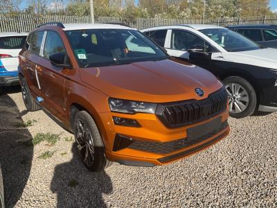 Skoda Karoq 1.5 TSI ACT SportLine Edition Euro 6 (s/s) 5dr SUV Petrol Phoenix OrangeSkoda Karoq 1.5 TSI ACT SportLine Edition Euro 6 (s/s) 5dr SUV Petrol Phoenix Orange at Derek Slack Motors Middlesbrough